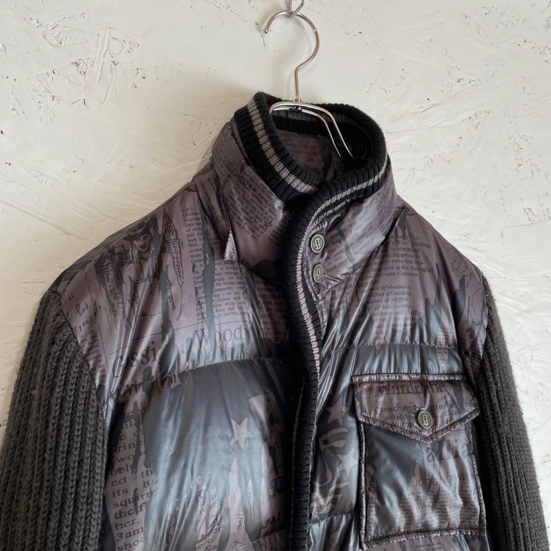 古着Vintage『John galliano』ニュースペーパーダウンジャケット