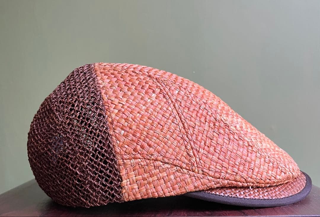 CA4LA メンズ ストローキャップ 60cm アジアンスタイル