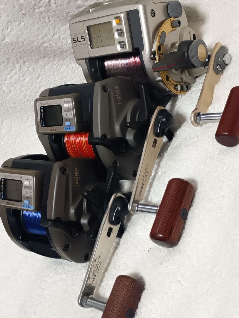 シマノデジタナレバードラグ3000&ダイワスーパータナセンサー350&300