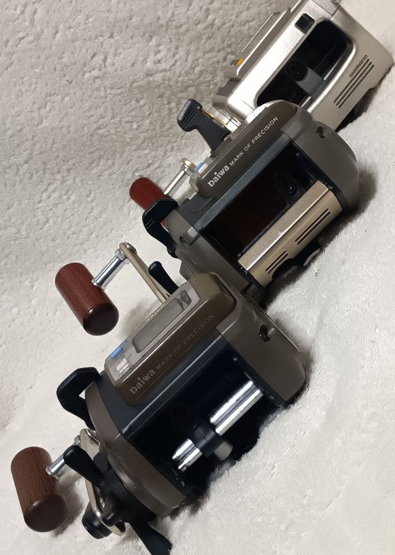 シマノデジタナレバードラグ3000&ダイワスーパータナセンサー350&300