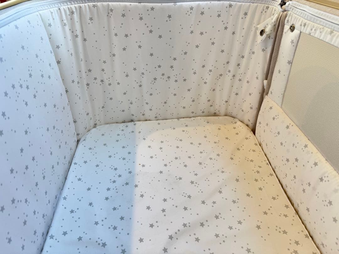 2024年版　HZDMJベージュ　ベビーベッド