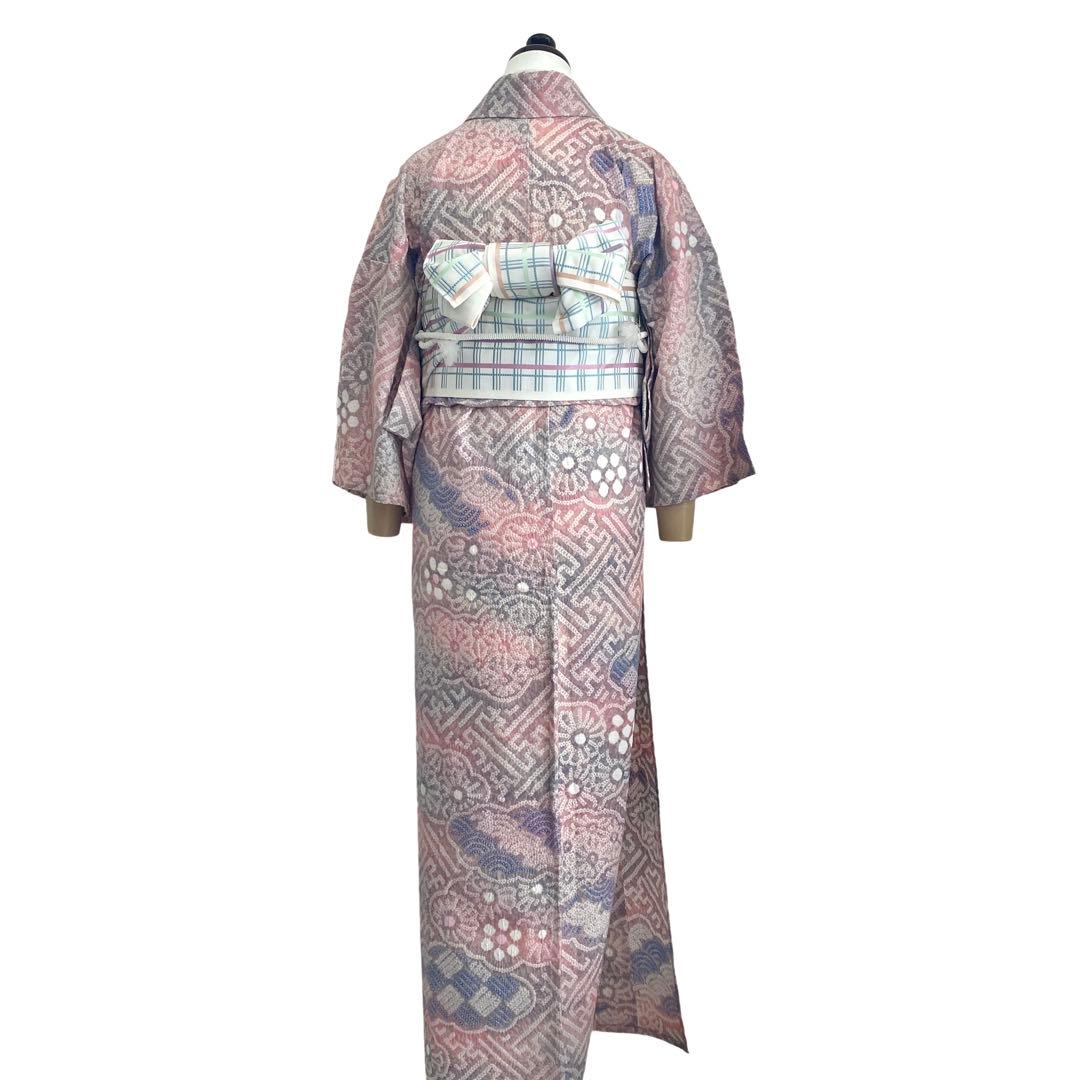 ★ ちぃです★ 古典文様　有松絞り　絞り染め　絞り浴衣　総絞り　NO3