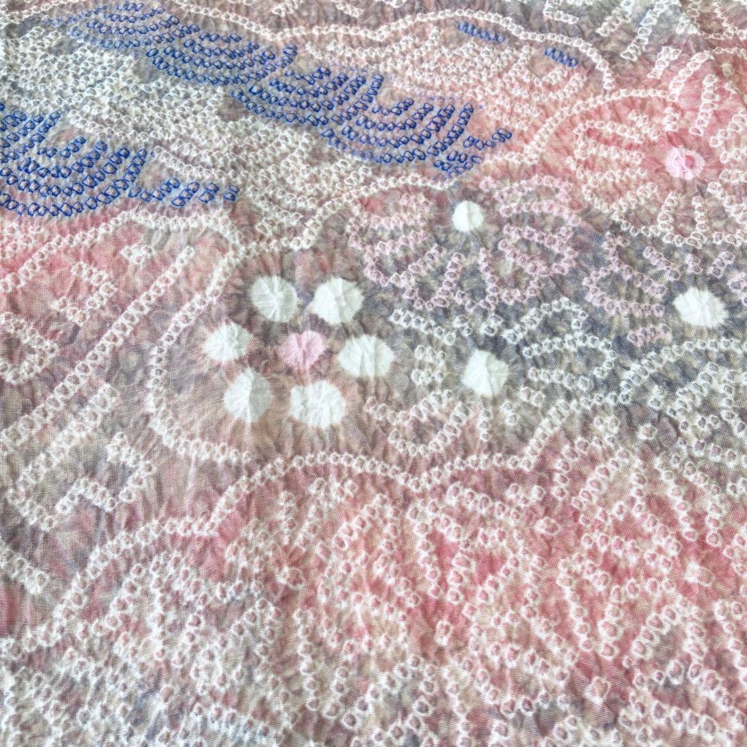 ★ ちぃです★ 古典文様　有松絞り　絞り染め　絞り浴衣　総絞り　NO3