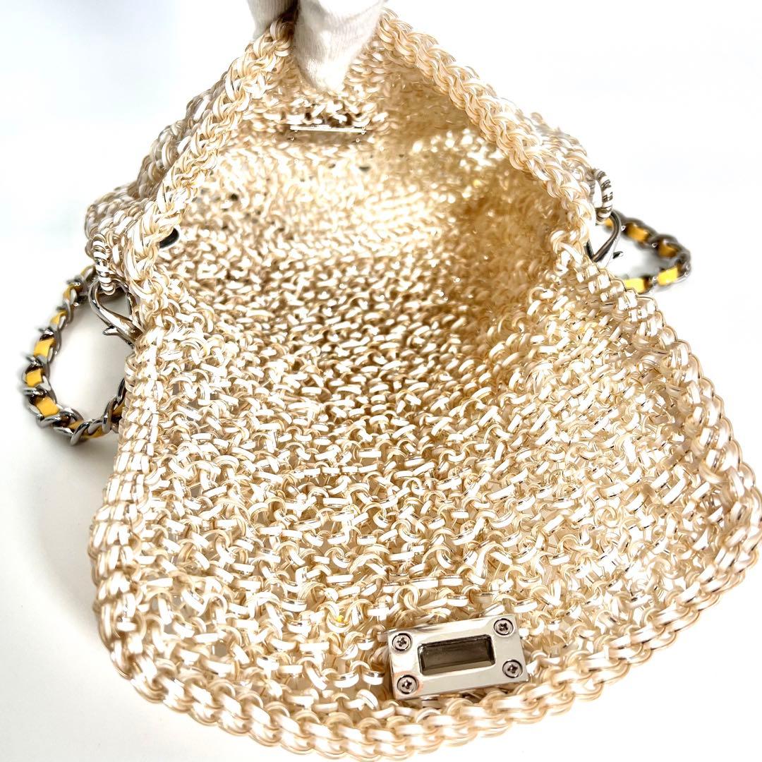 極美品 アンテプリマ ルケット ワイヤーバッグ チェーン ショルダーバッグ