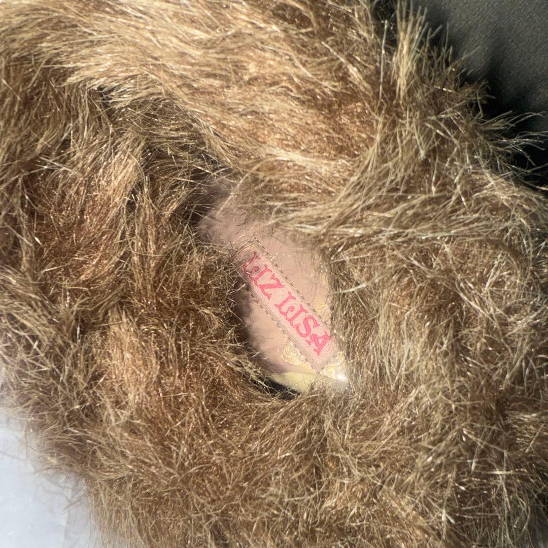 LIZ LISA リズリサ ファー付 ショートブーツ LL24.5cm リボン