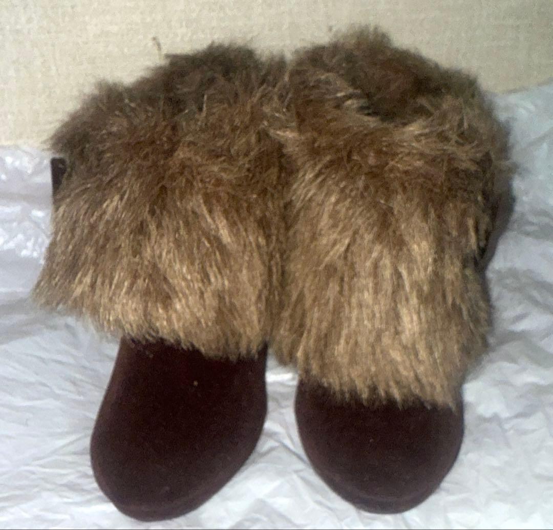 LIZ LISA リズリサ ファー付 ショートブーツ LL24.5cm リボン