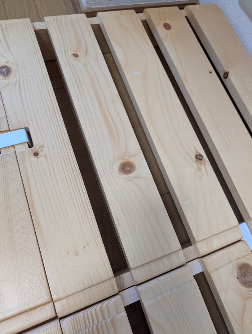 ベルメゾン パレットベッド　組み替え　すのこ　シングル　ローベッド