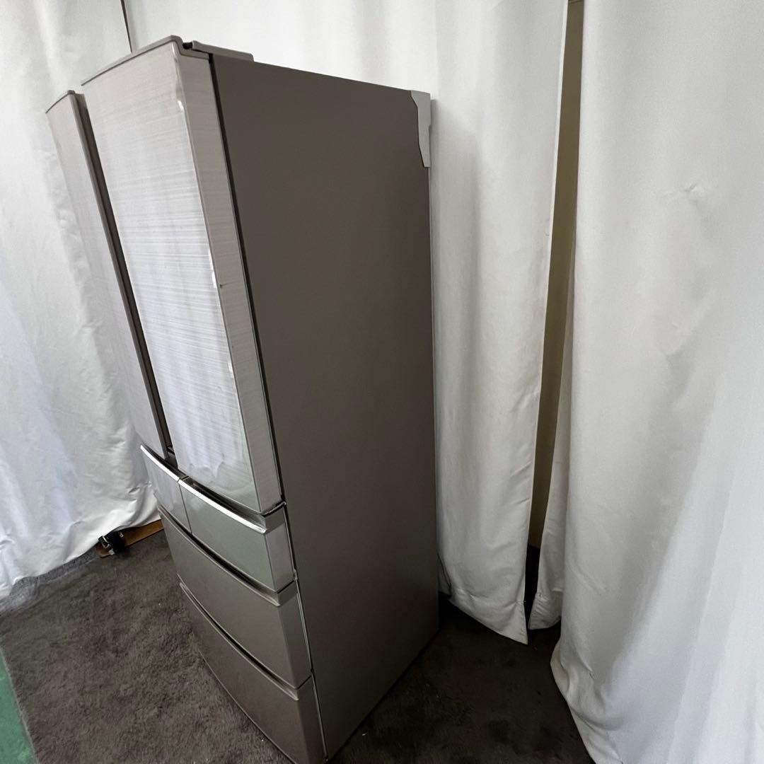 928⭕️冷蔵庫　400-500㍑　大型　三菱　フレンチ　シルバー　安い　設置無料