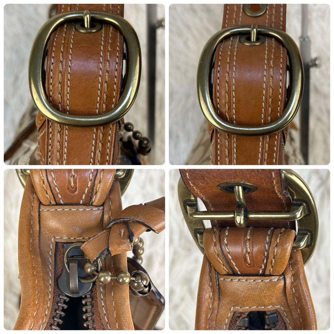 ✨希少 コーチ バケツ型 ワンショルダーバッグ　限定品 パッチワーク 11452