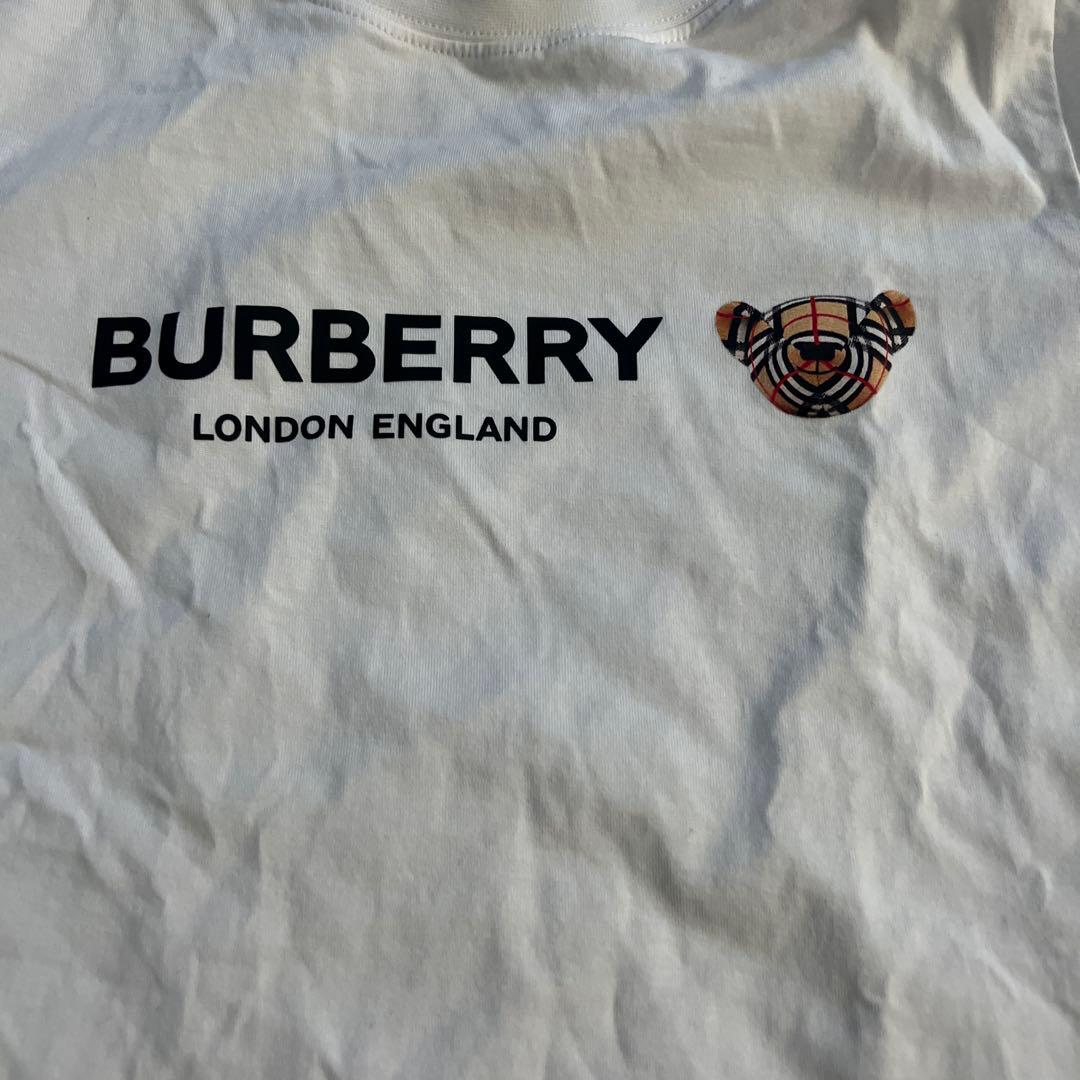 BURBERRY クマ柄ロゴ Tシャツ 128cm