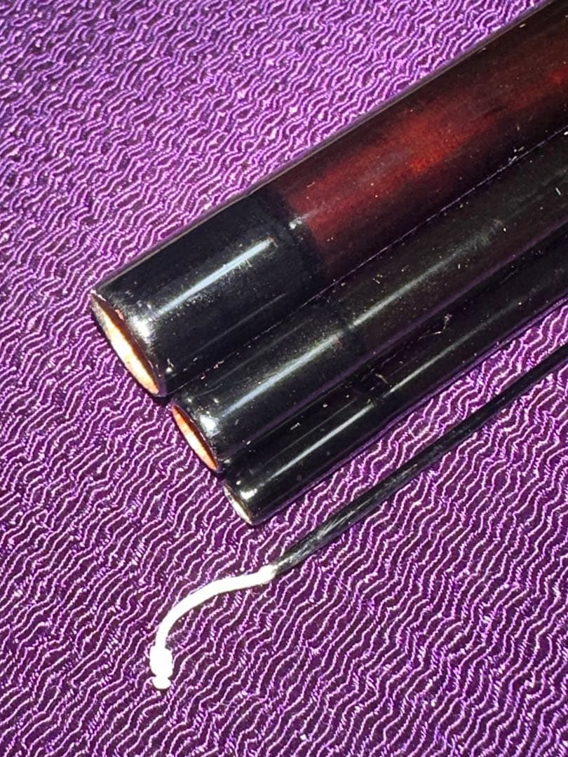 貴重 未使用品 蟹歩作 硬式 稀作 紫陽花 節巻 4本継 133寸 1960年製