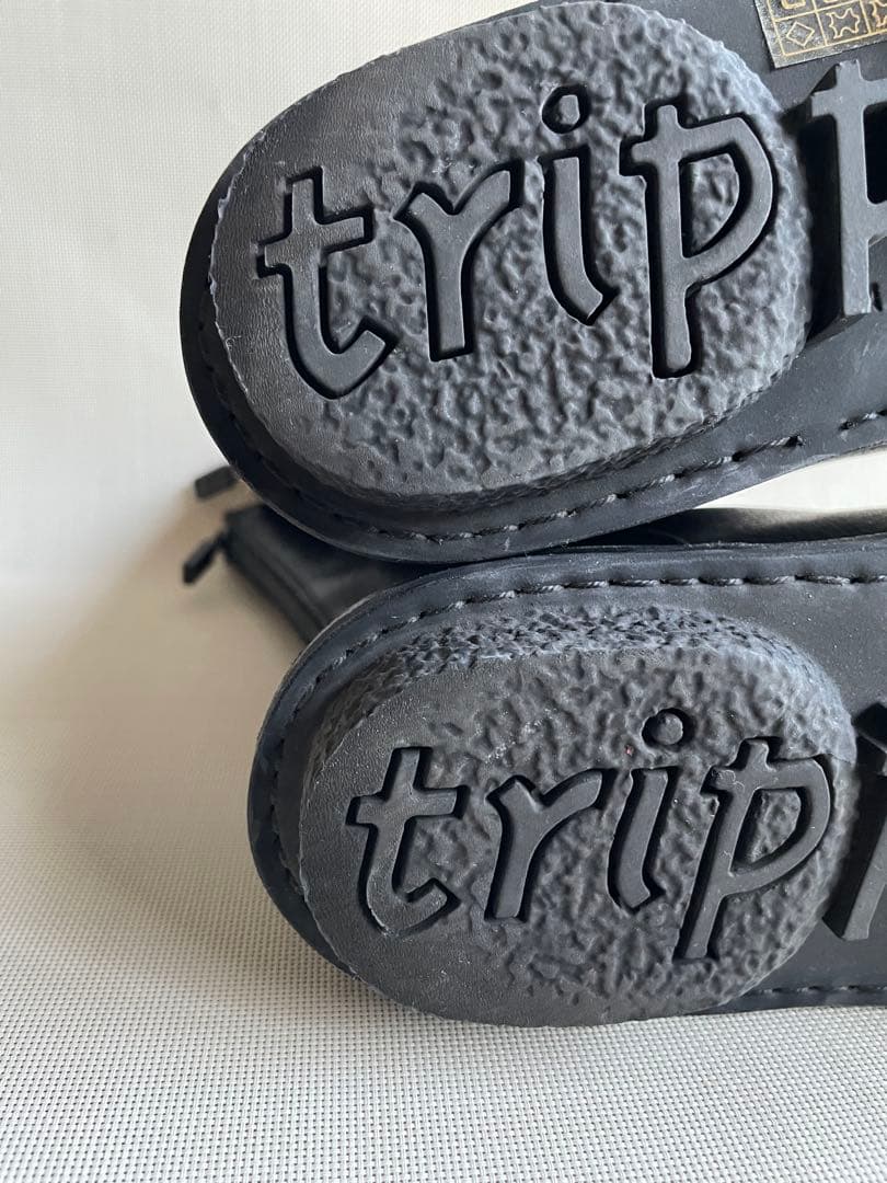 trippen ブラック レザー Mid-Boot