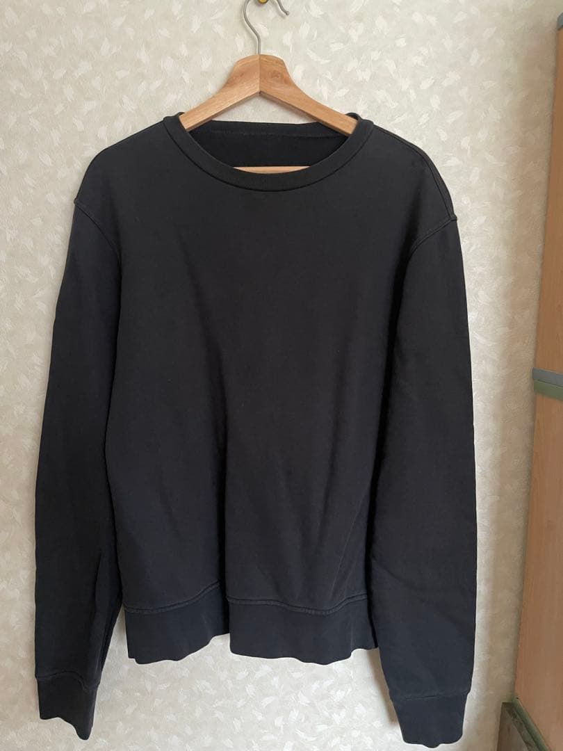 maison margiela エルボーパッチ スウェット ブラック