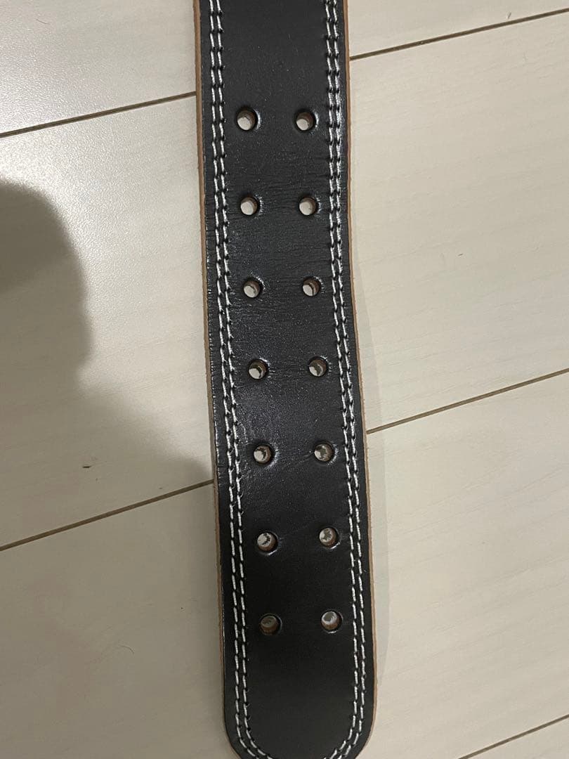 ゴールドジム(GOLD'S GYM) EXレザーベルト パワーベルト Mサイズ