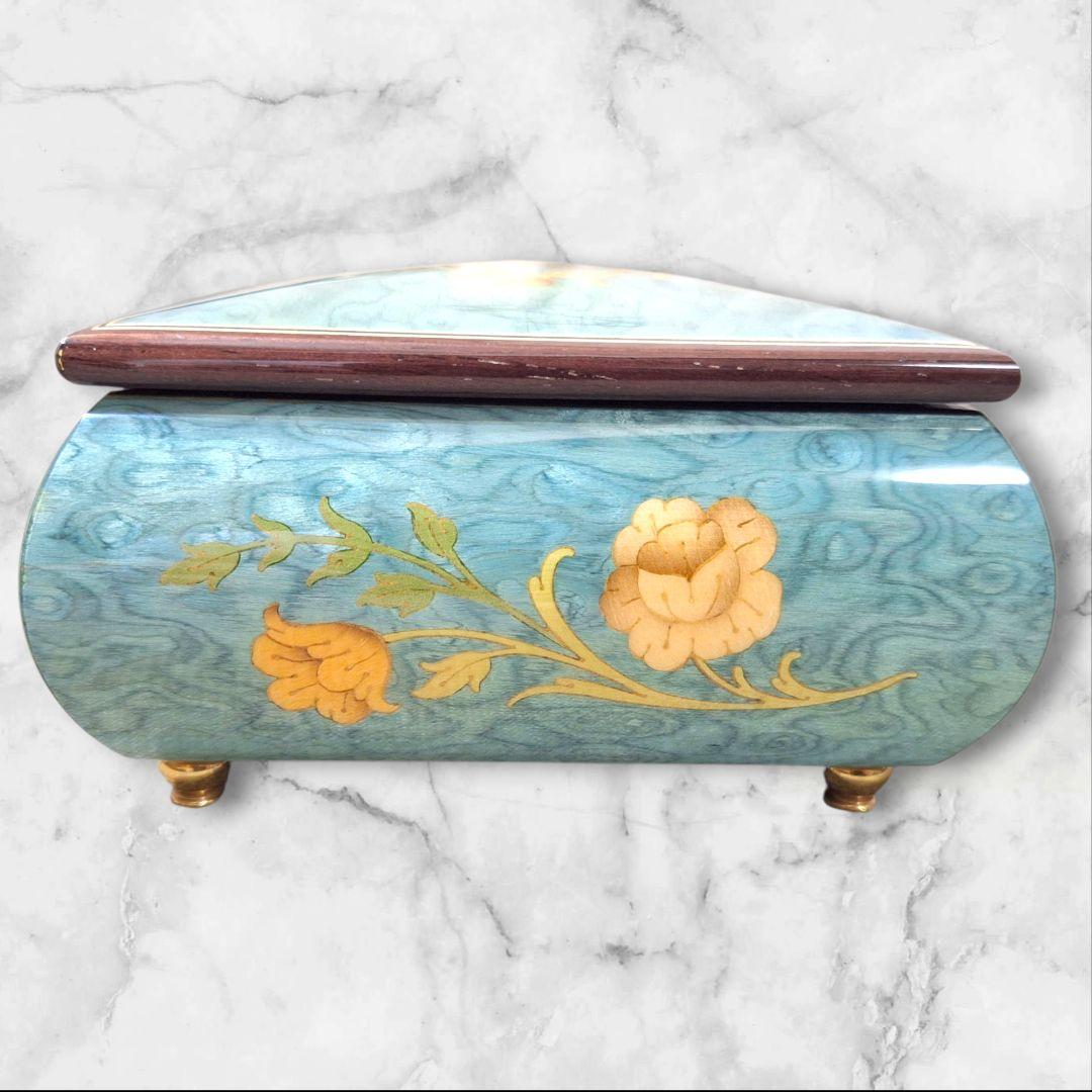 Demain イタリア製 象嵌オルゴールBOX ボレロ 高級ジュエリーケース