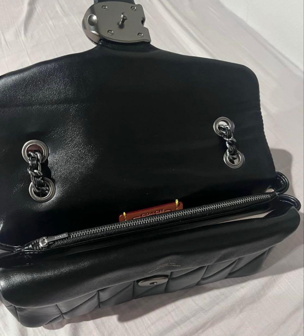 coach コーチタビーショルダー バッグ26 ブラック CP150