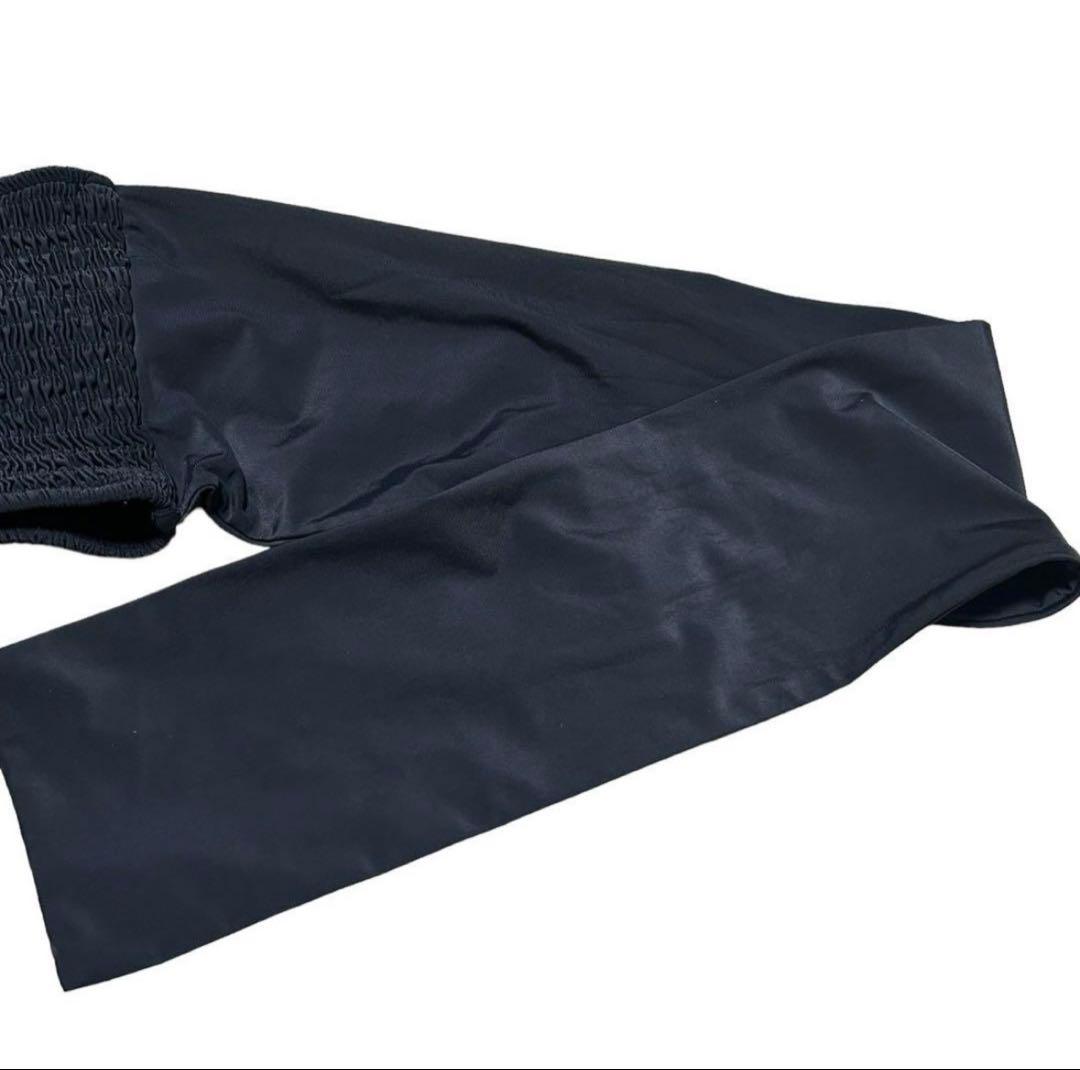 【美品】anuans シャーリングバックタイセットアップ