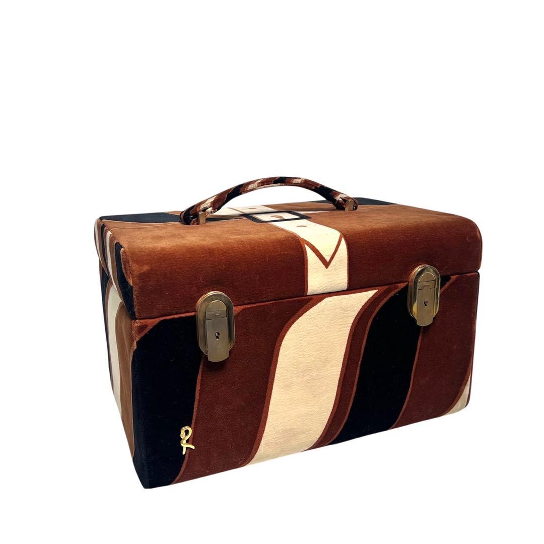 【希少品・美品】ロベルタディカメリーノバニティバッグ/コスメボックス