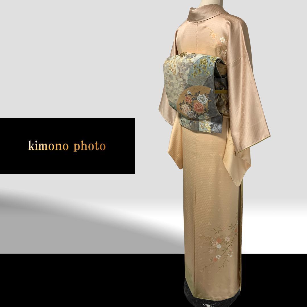 【新品、未使用】正絹【極上逸品】トールサイズ【金彩友禅 手刺繡】訪問着フルセット