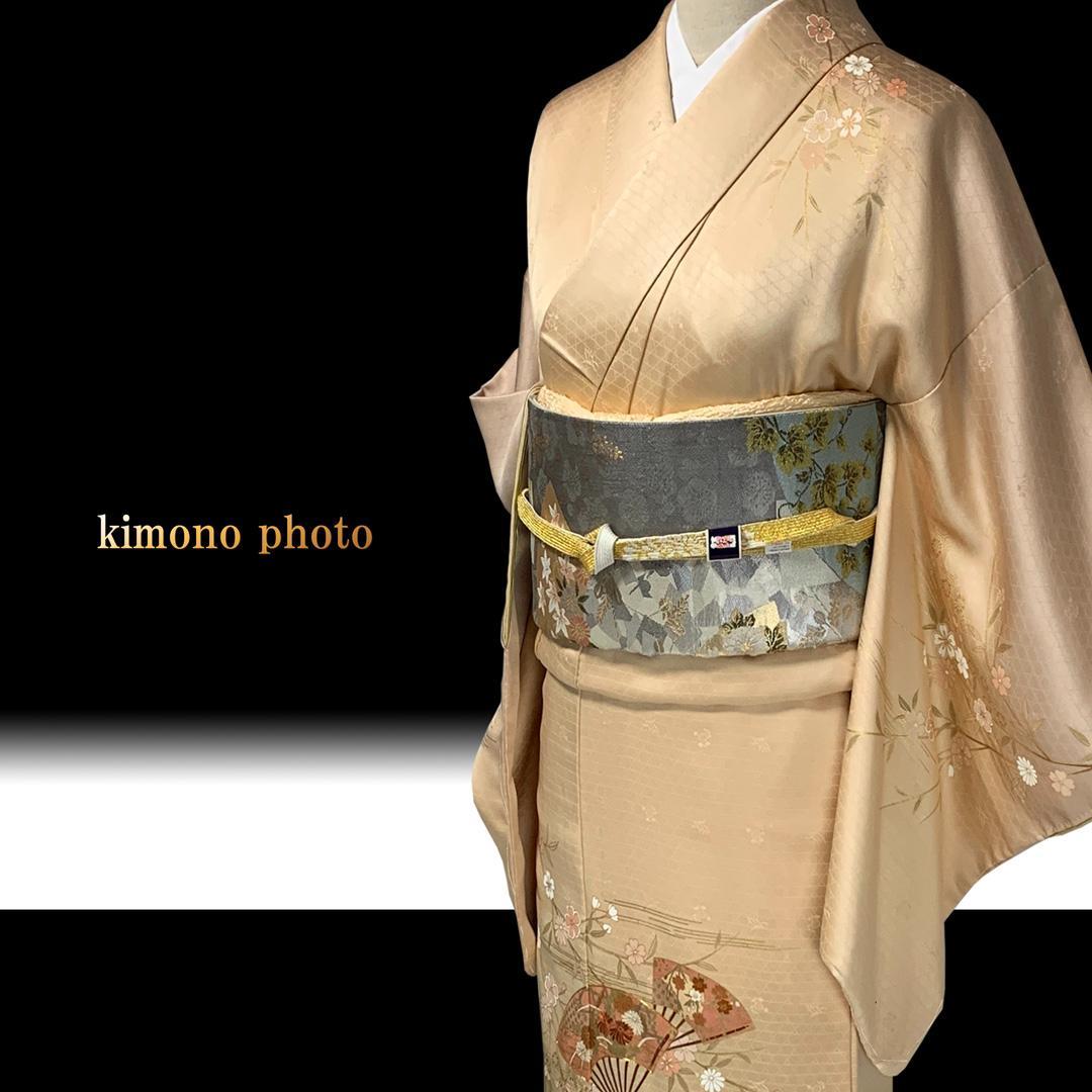 【新品、未使用】正絹【極上逸品】トールサイズ【金彩友禅 手刺繡】訪問着フルセット