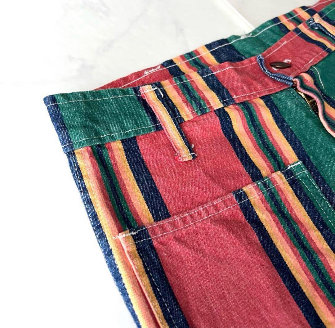 s*u様 70s UFO 総柄 ベルボトムTALON made in USA