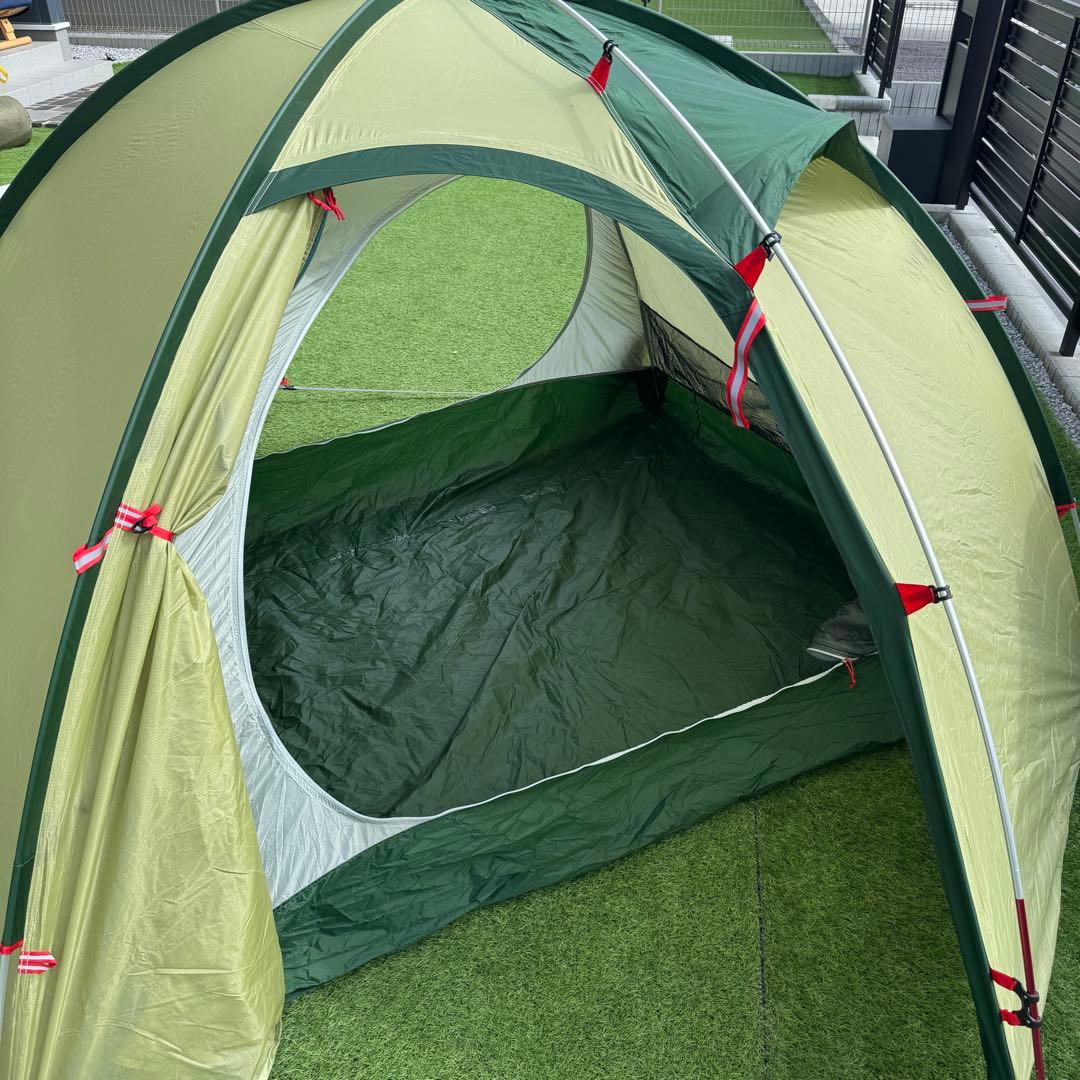 廃盤品　テンマクデザイン グランドハット2 DACポール　グリーン