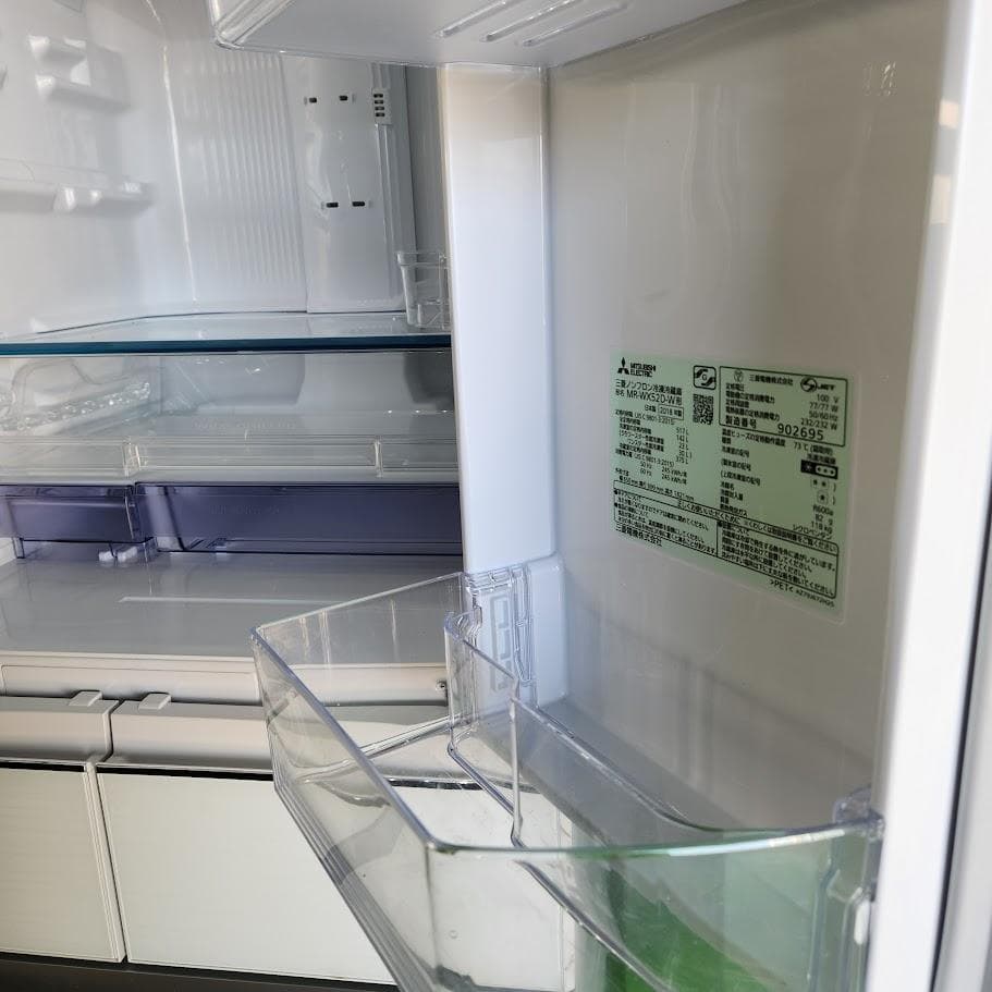 三菱 冷蔵庫 MR-WX52D-W 2018年製 517L 6ドア 観音開き