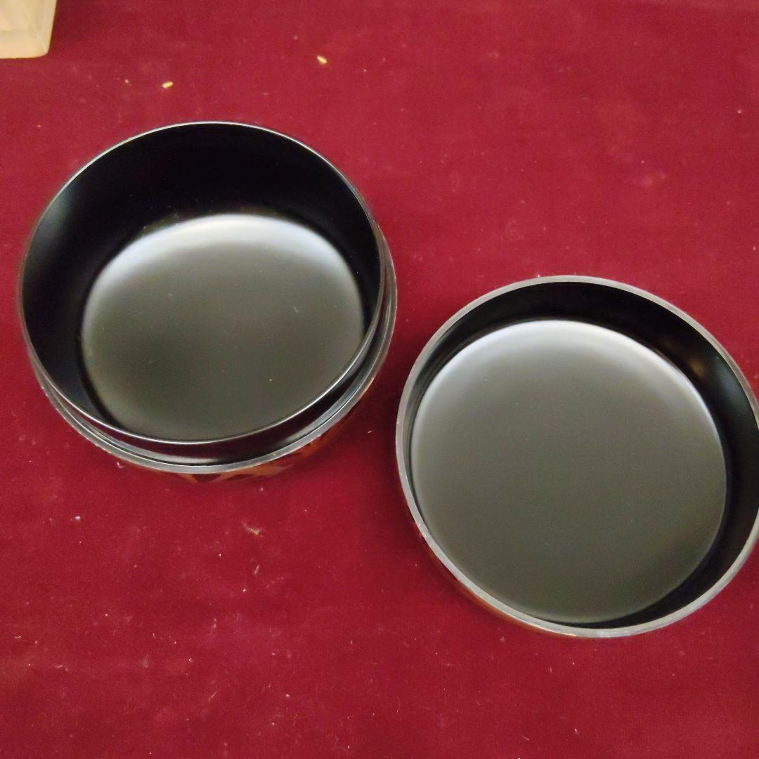 平棗　『中村宗尹作』『平棗』　『波車』 共箱　茶道具