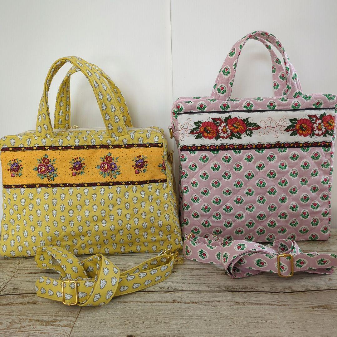 2wayスクエアバッグ　ハンドメイド