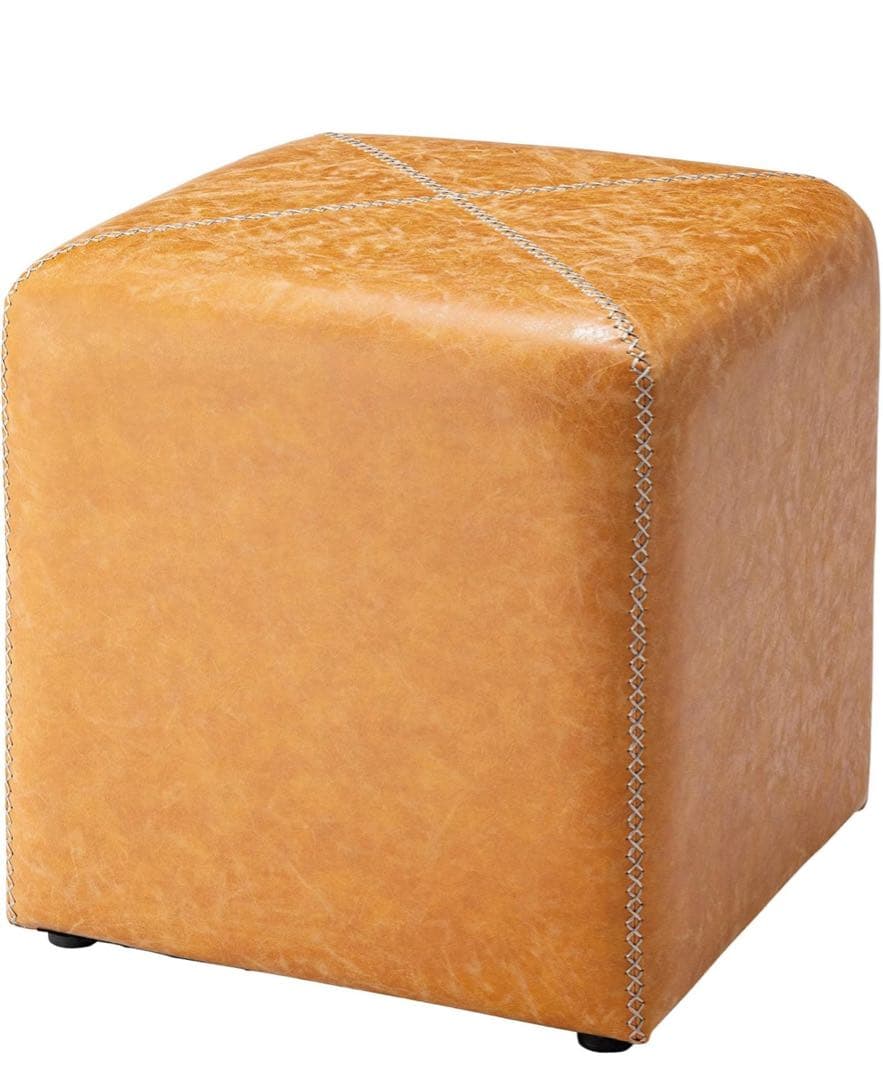 新品　東谷 スツール ブラウン キャメル 2個セット