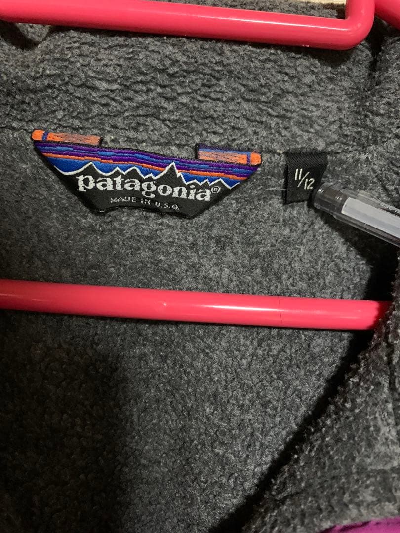 ウ*ズ様 パタゴニア　シェルドシンチラジャケット　パープルグレー