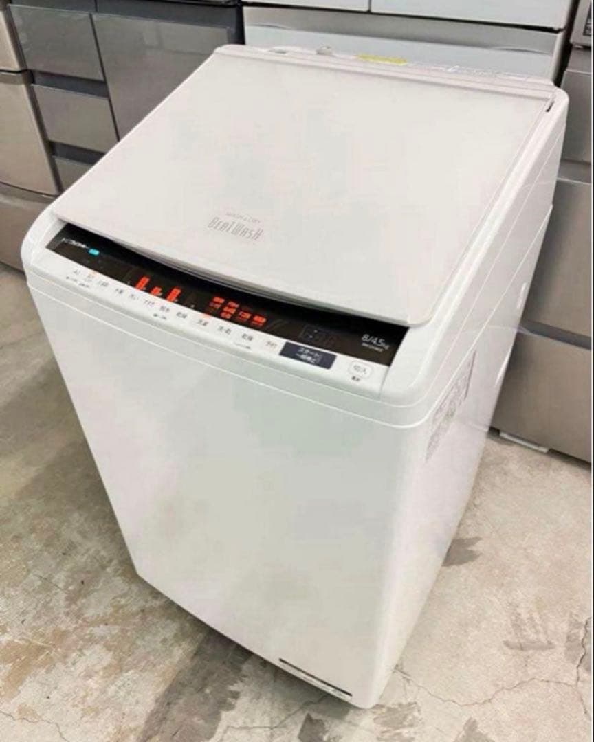 2019年式 8kg 4.5kg ビートウォッシュ洗濯乾燥機 BW-DV80E