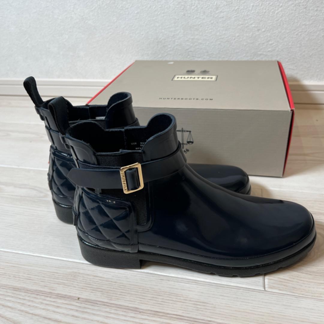Hunter レインシューズ(ネイビー)