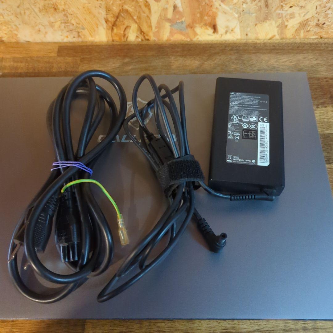 GALLERIA ノートPC 日本語キーボード ACアダプター付き