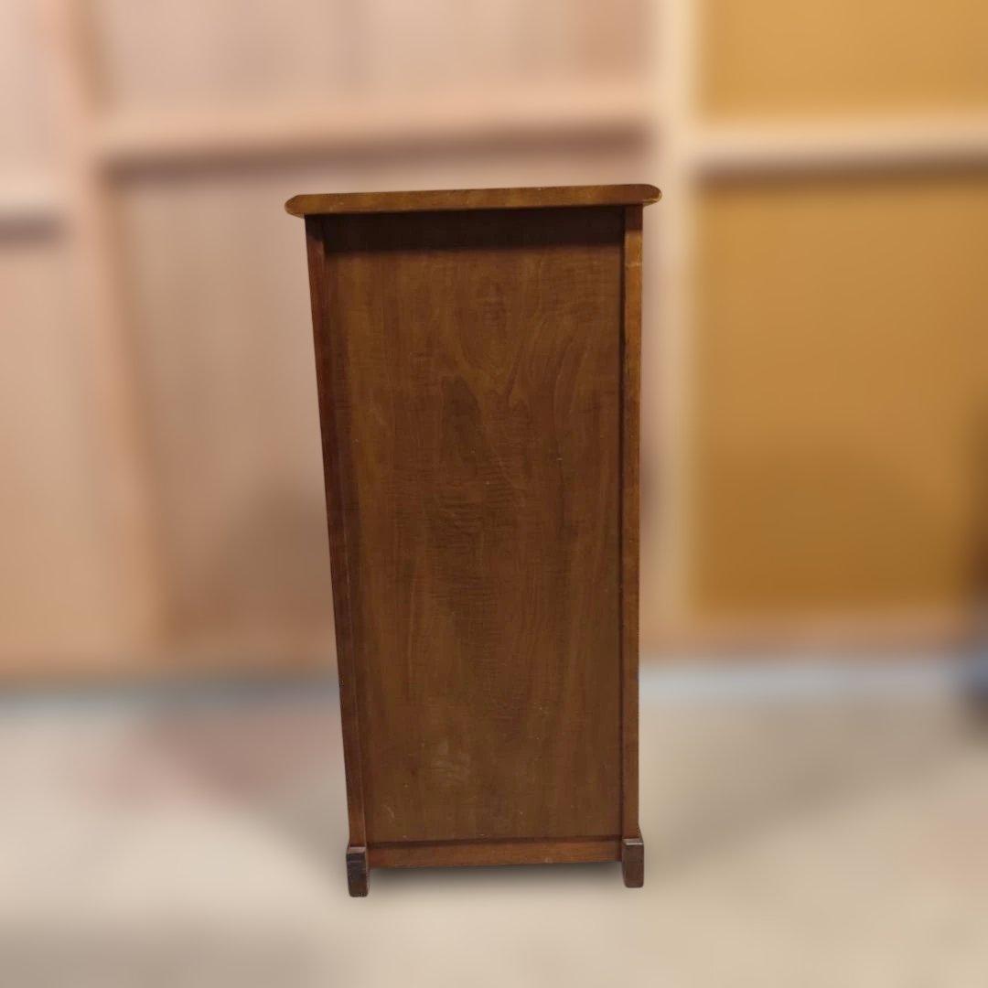 カリモク アンティーク 電話台 キャビネット 木製 花台 飾り棚 サイドボード