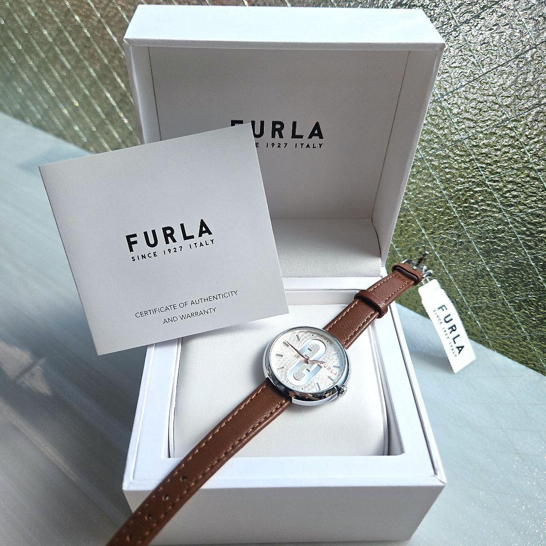 未使用 電池新品⭐フルラ 腕時計 FURLA COSYコジー ブラウンベルト 箱