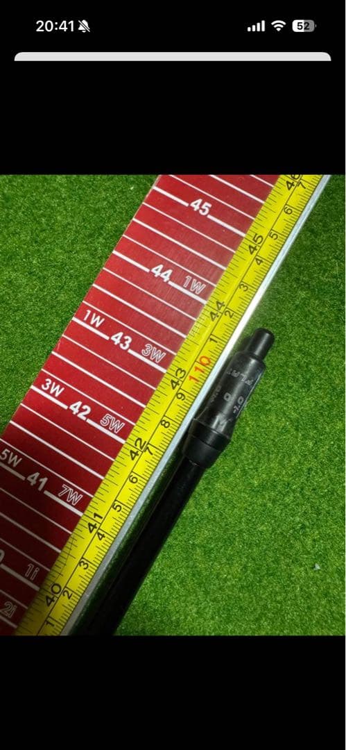 バシレウス　Zaffiro2 ピンスリーブ付きシャフト 60S 45.25