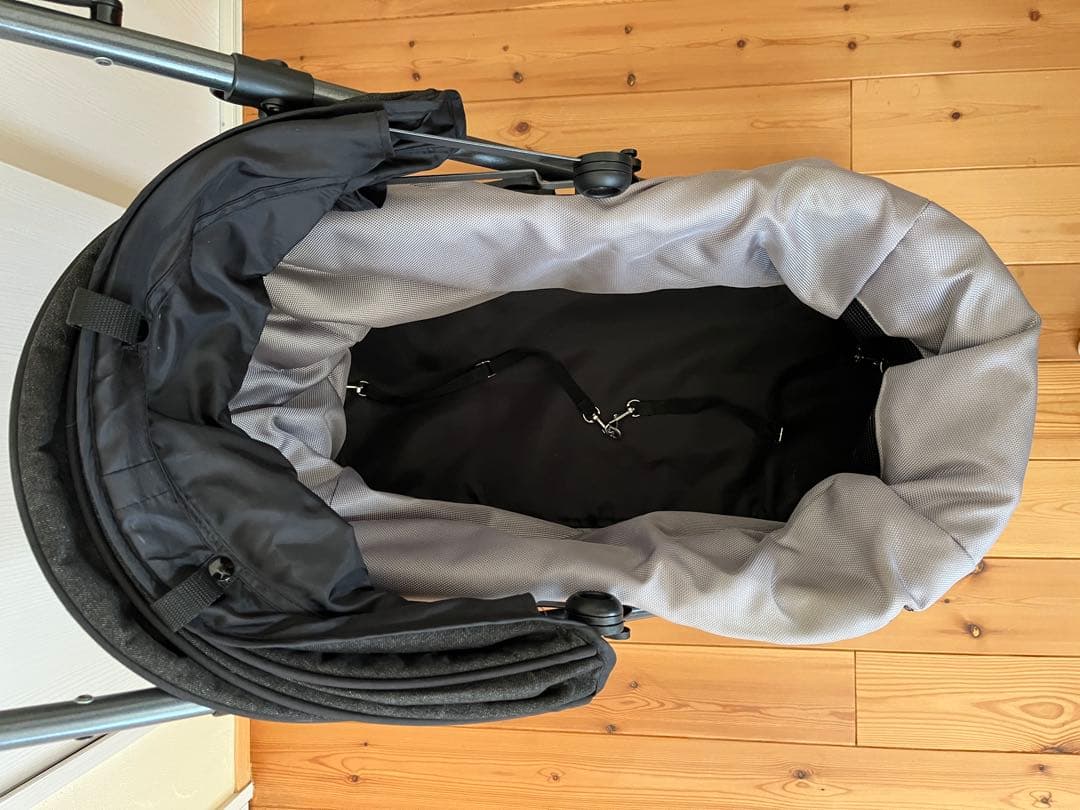 MercedesBenz メルセデスベンツデニム風ペットカート グレー/ブラック