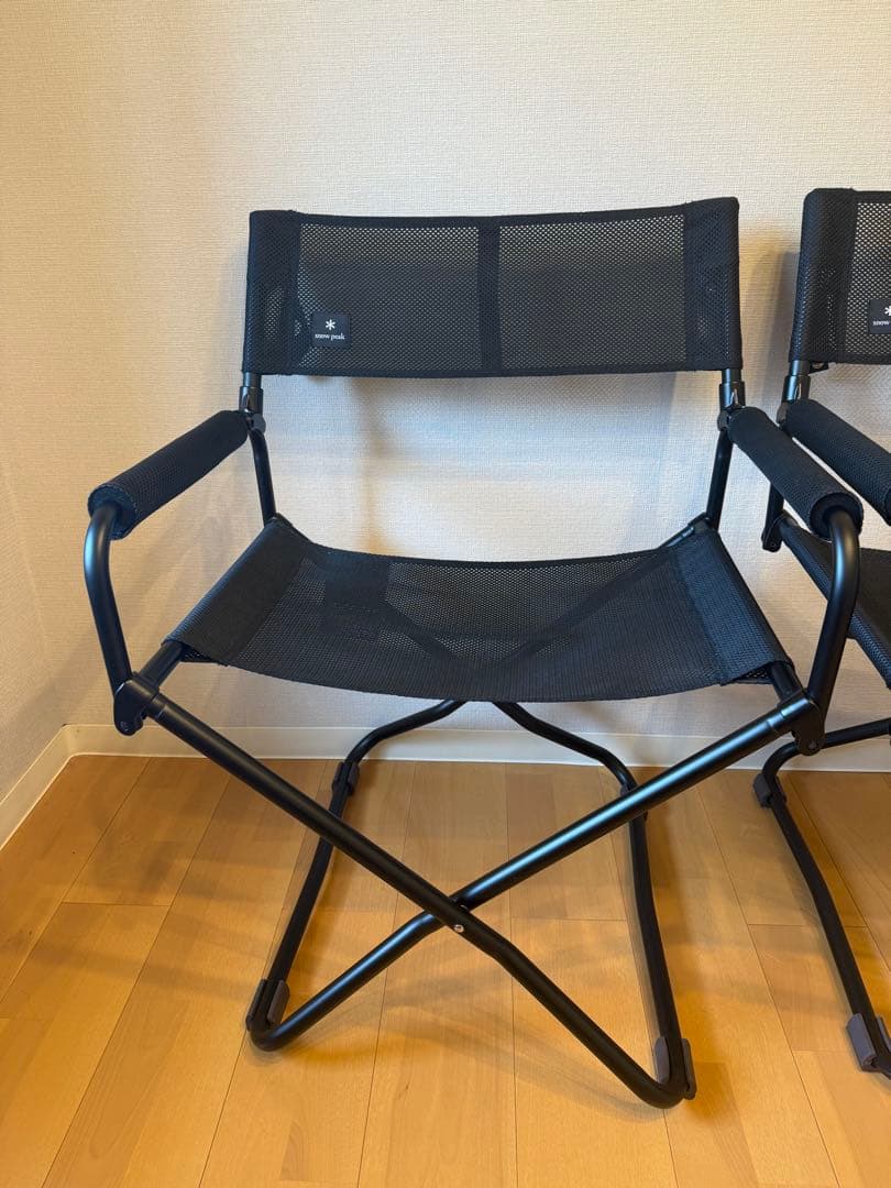 スノーピーク  peak FDチェア　メッシュブラック2脚セット