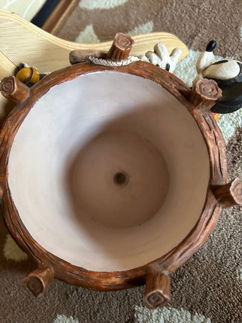 セトクラフト　ディズニー　ミッキー　ミニー　植木鉢