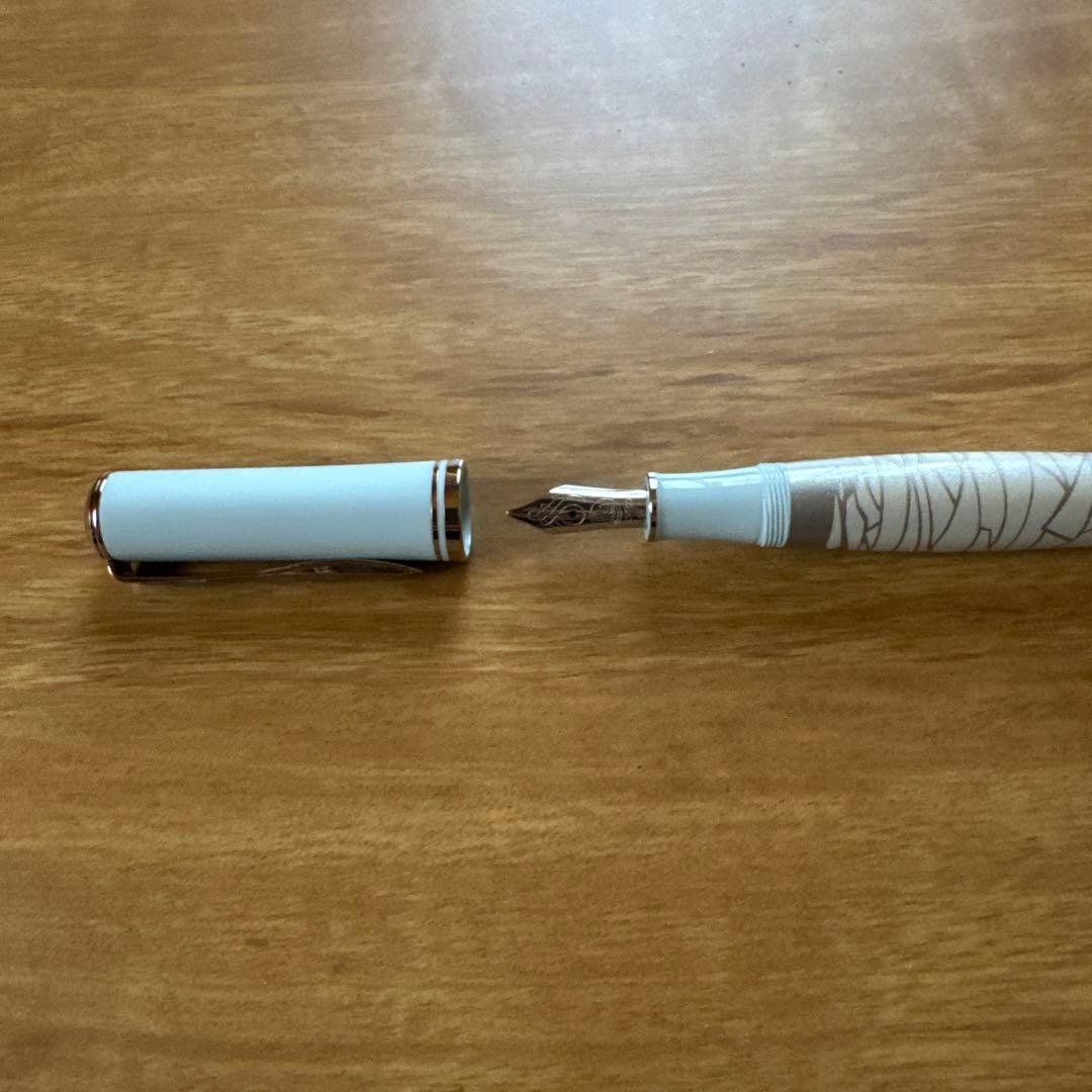 ペリカンPelikan特別生産品 M640エターナルアイス 万年筆Ｍニブ