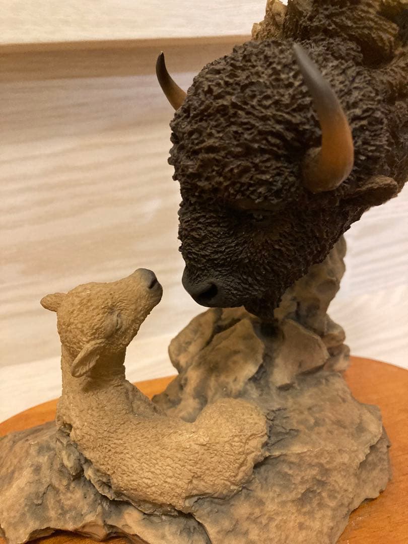 希少　Mill Creek Studio バッファロー　置物　245$