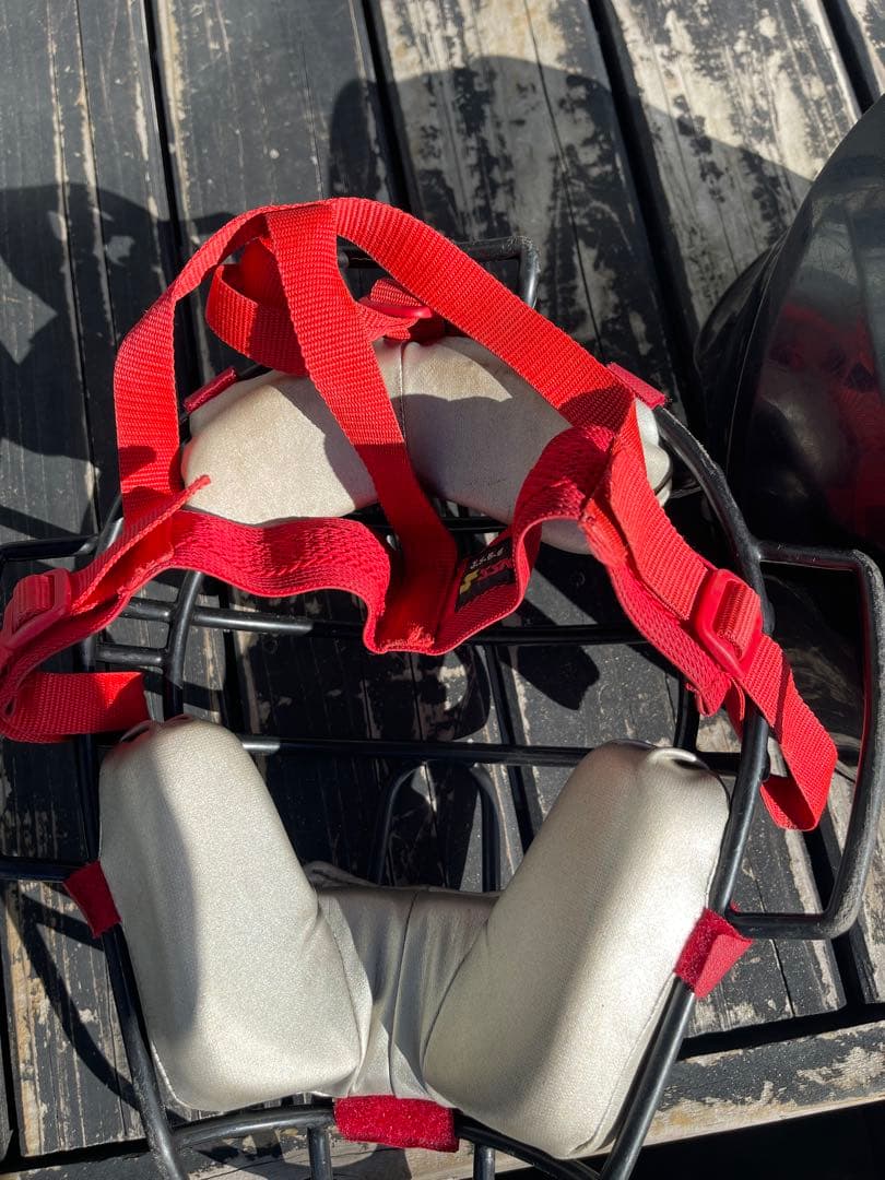 SSK キャッチャー用プロテクター 黒/赤