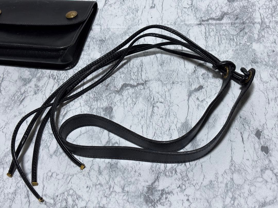 HERMES エルメス ボックスカーフ ポシェットグリーン ウエストポーチ