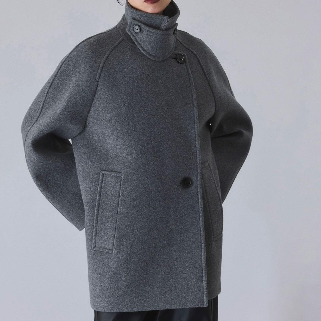 今季・新品【ADAM ET ROPE'】ウールボンディングミドルコート