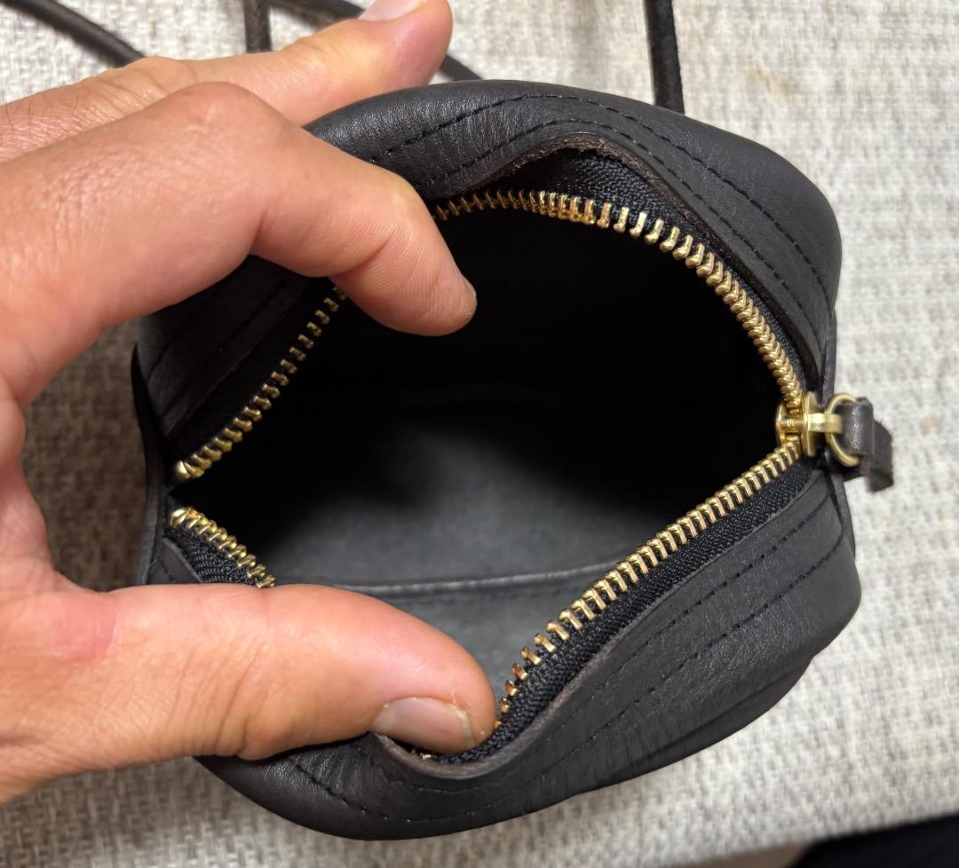 LLさん専用 ヌメ革ハンドルライザーバッグ BLUCK