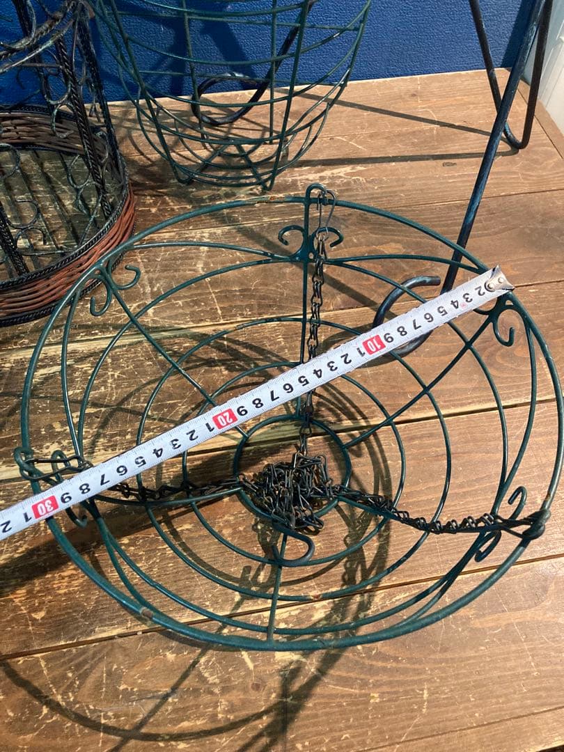 ガーデニング雑貨アンティーク　ガーデン雑貨　オーナメント　イーゼル　バードケース