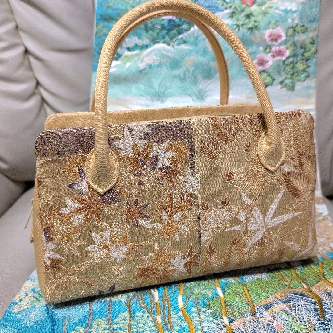 利休バック　和装バック　響創バック　正絹　超美品