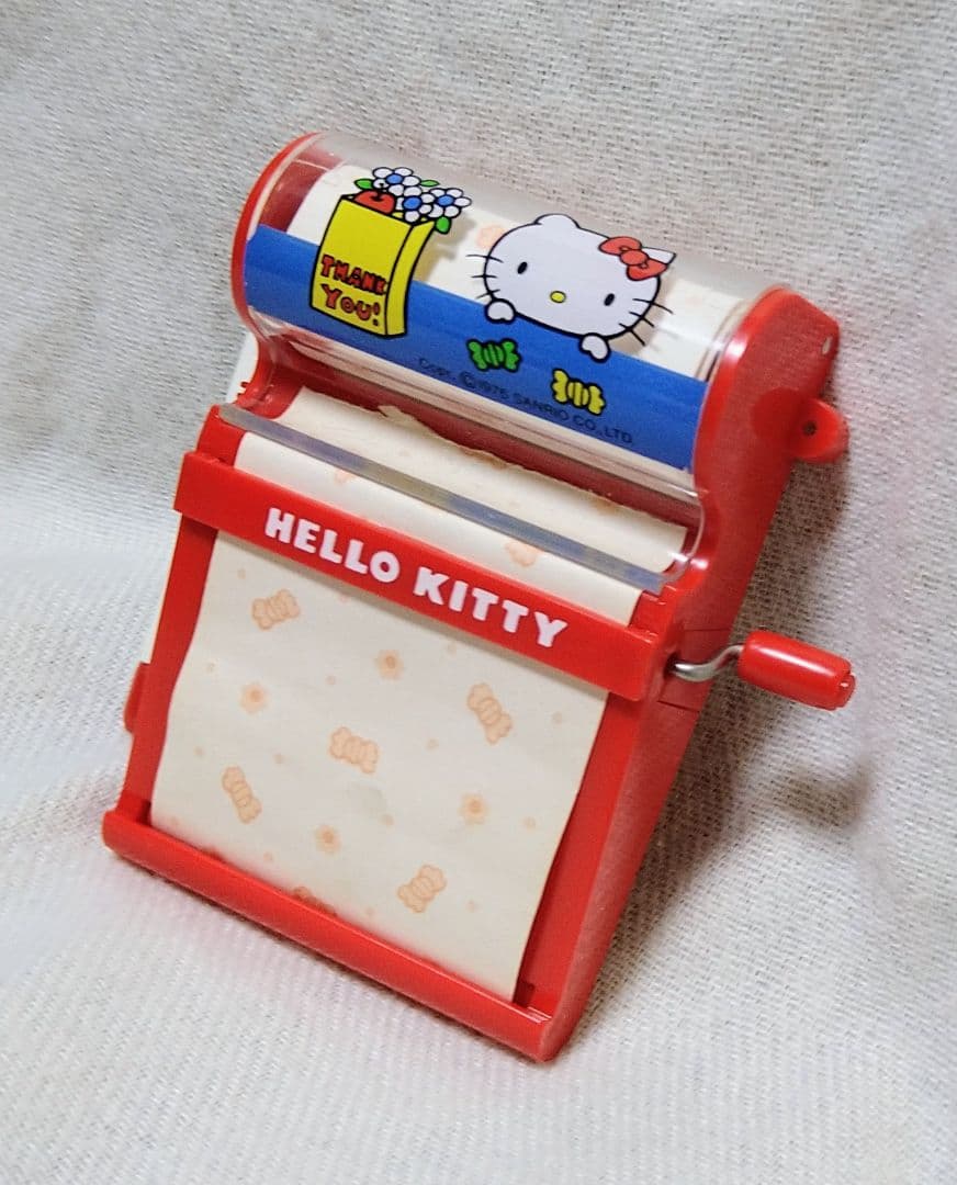 昭和レトロ サンリオ 76年 キティ ロールメモ＆鉛筆