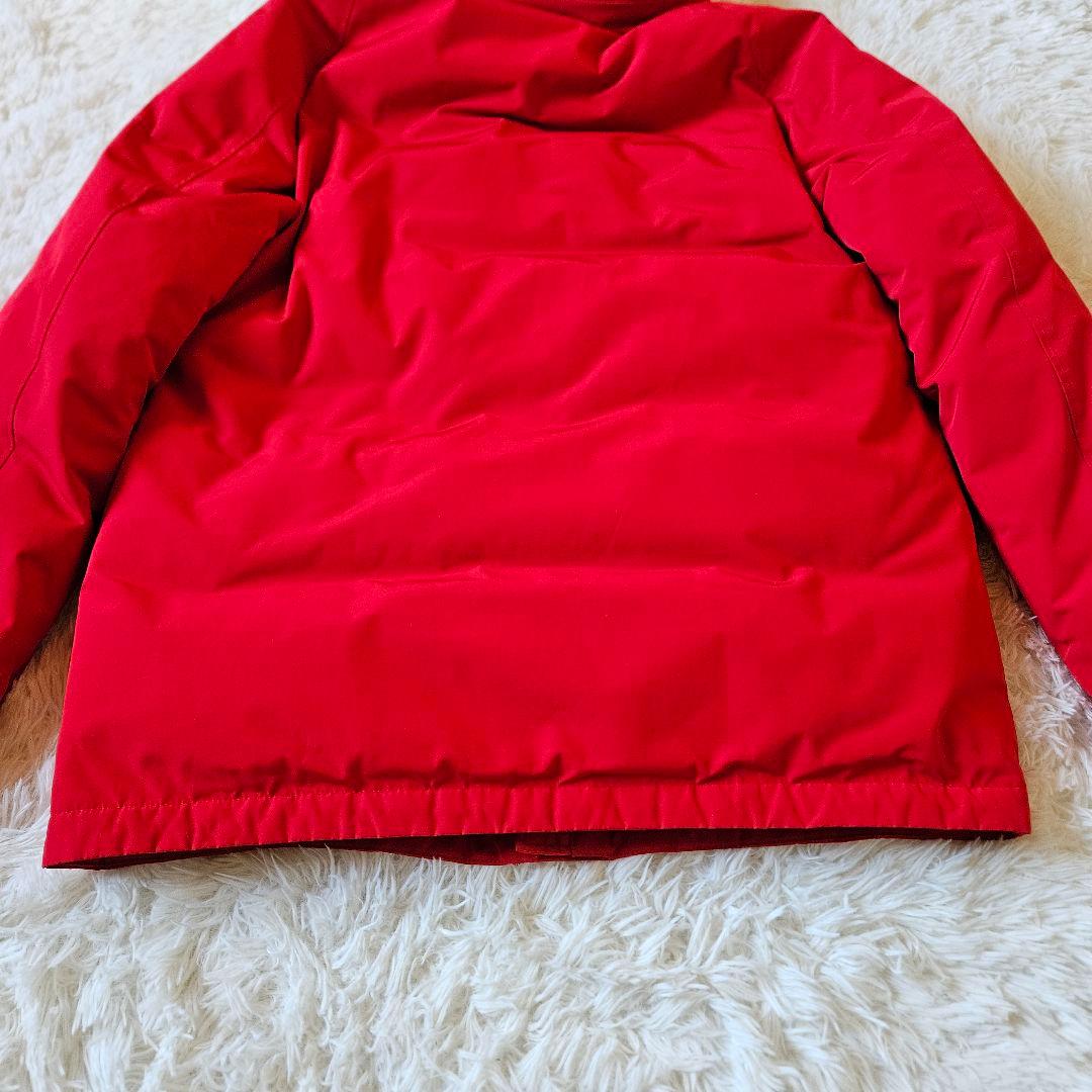 【XLサイズ 極美品】ショット 肉厚ダウンジャケット ダブルジップ ファー着脱可